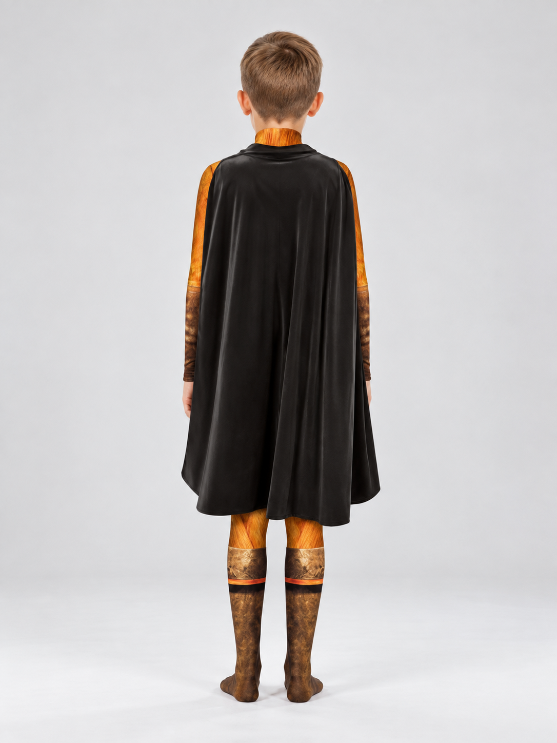 Cosplay Costume: Jumpsuit with Black Cape and Belt