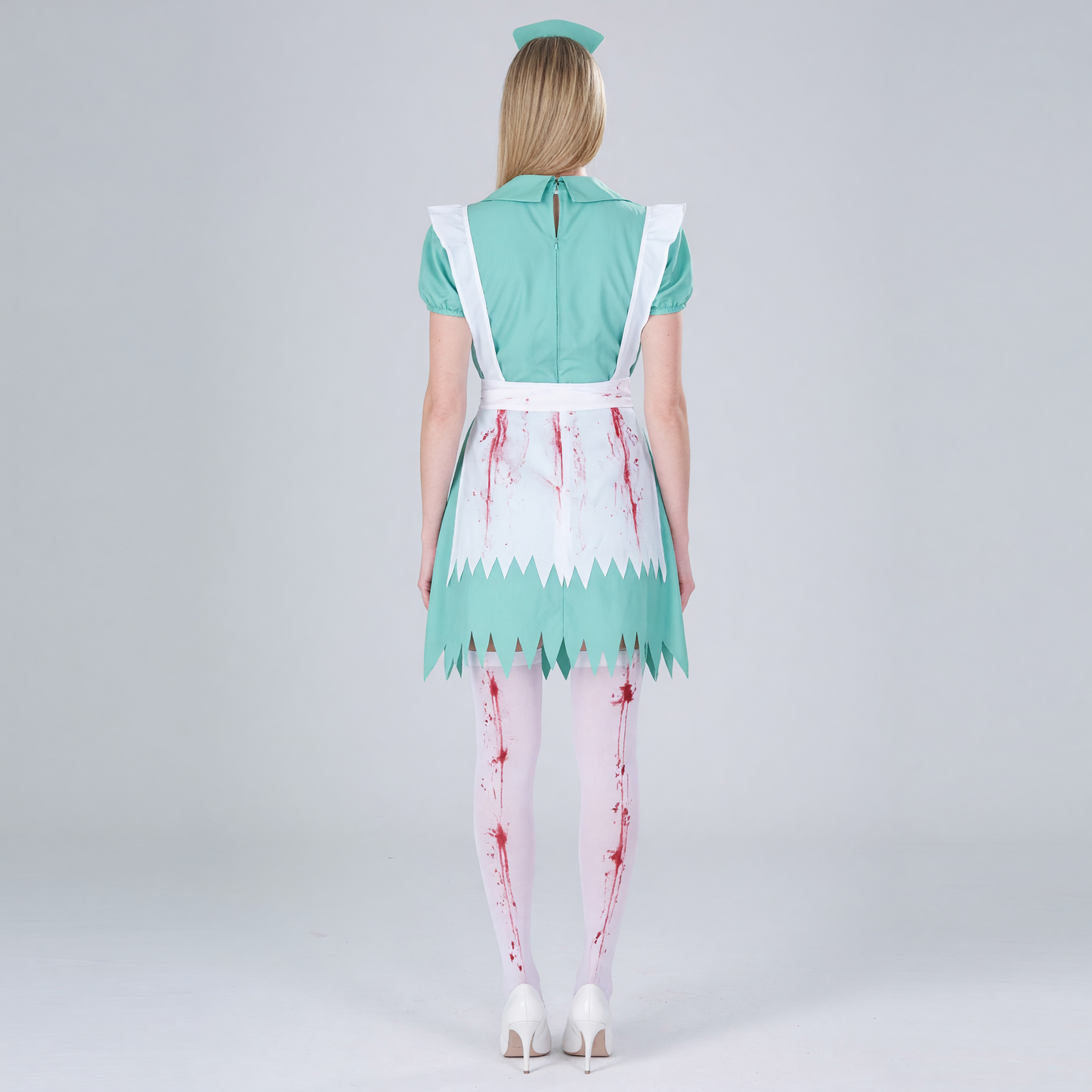 Costume with Apron, Cap, and Stockings