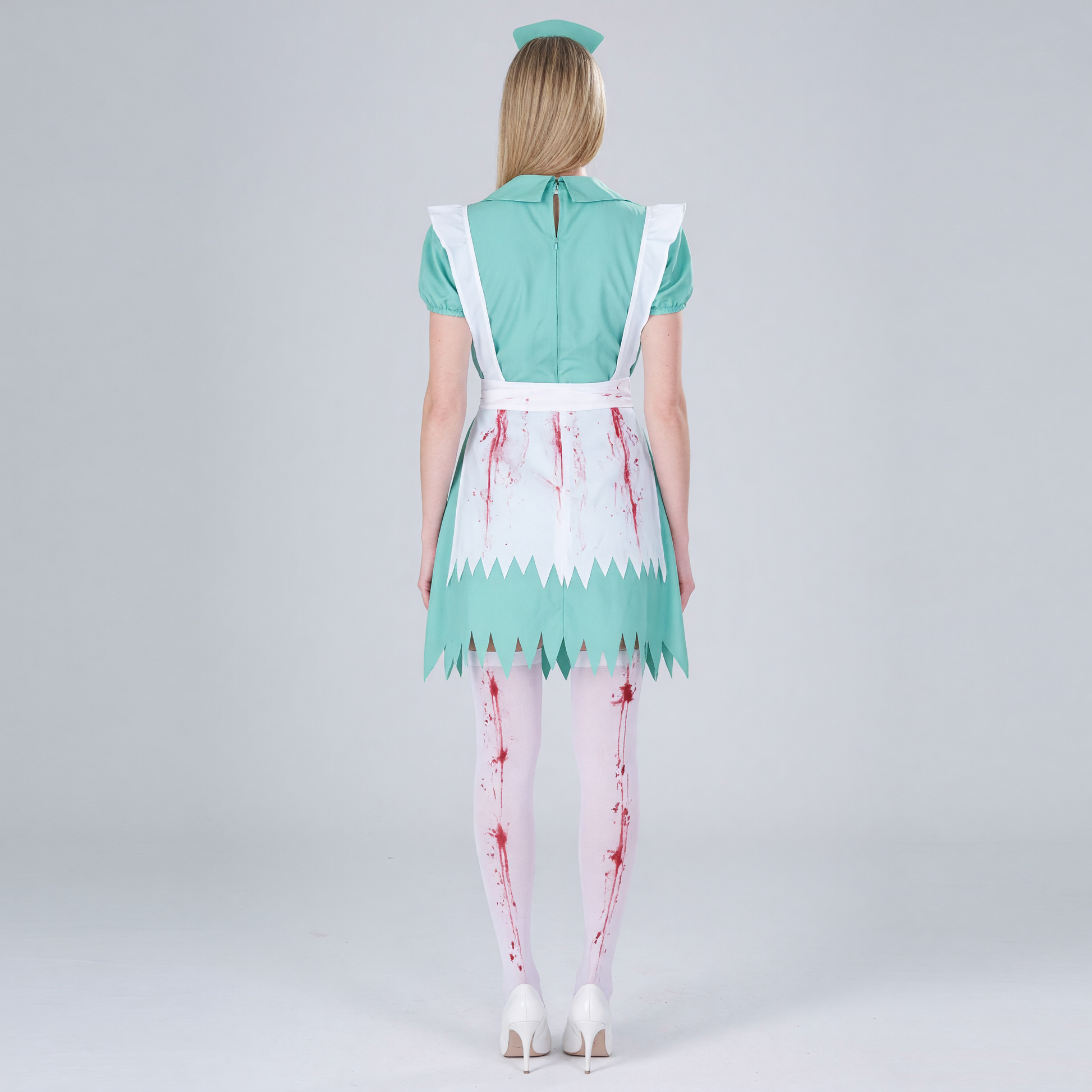 Costume with Apron, Cap, and Stockings