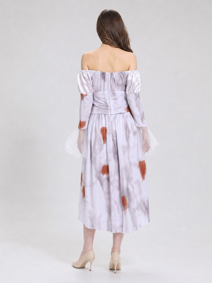 Gothic vampire-themed costume with veil