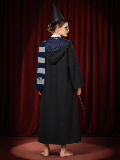 Ravenclaw Hooded Robe and Hat for Halloween