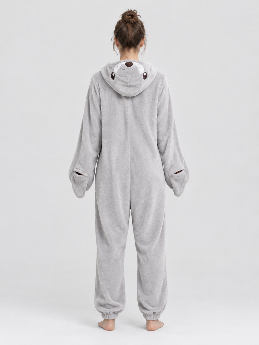 Sea Lion Hooded Kigurumi Pajama with Face Detail