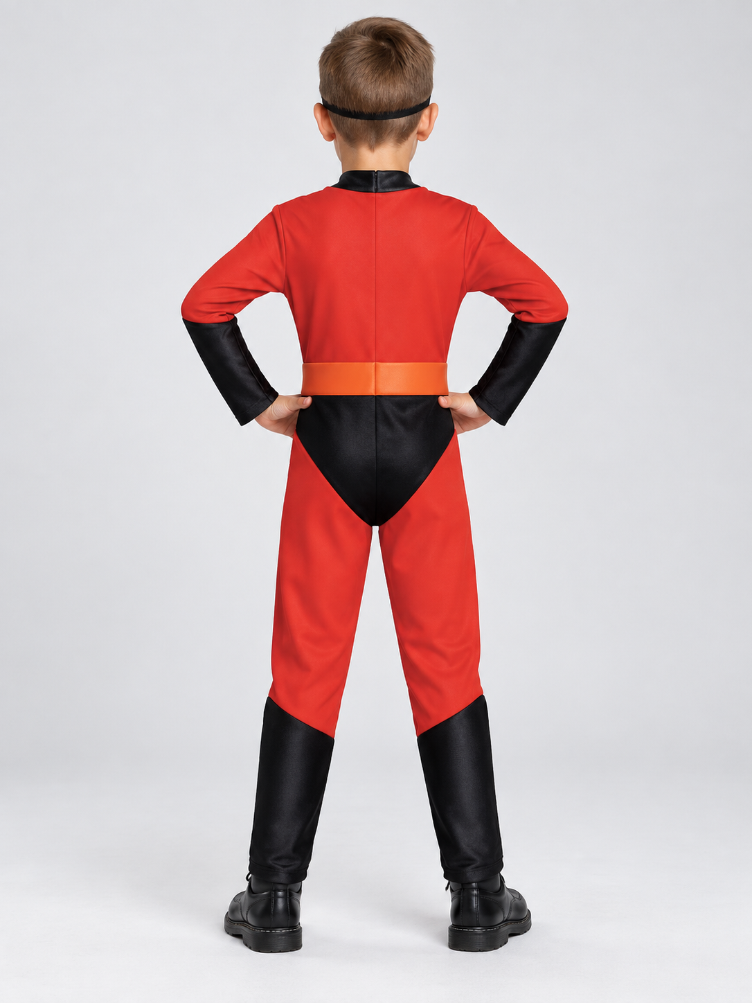 Kids' Superhero Costume with Mask, Red