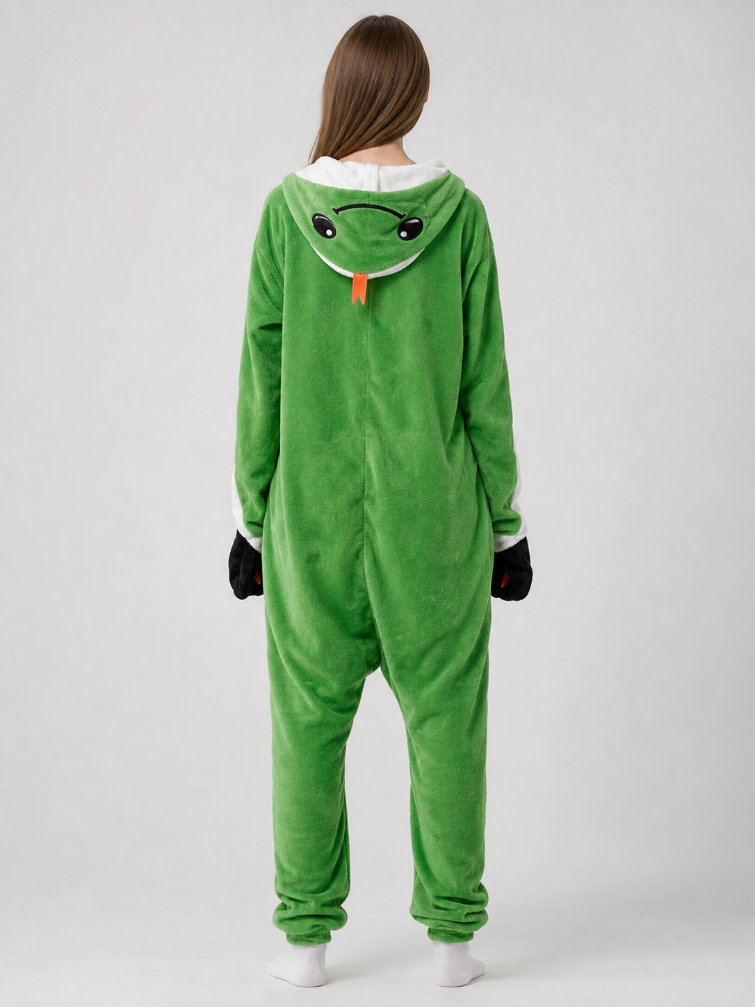 Snake Kigurumi, hooded onesie with a face