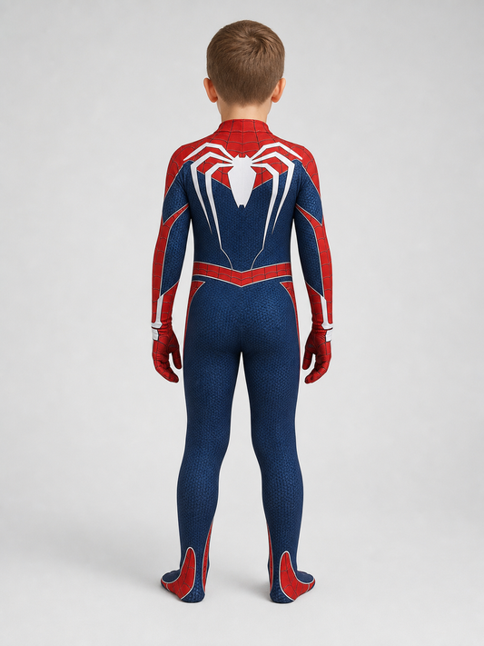 Kids' Spider-Man Costume with Mask and Cape