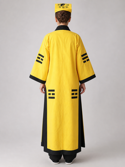 Yellow Daoist Monk Costume for Halloween