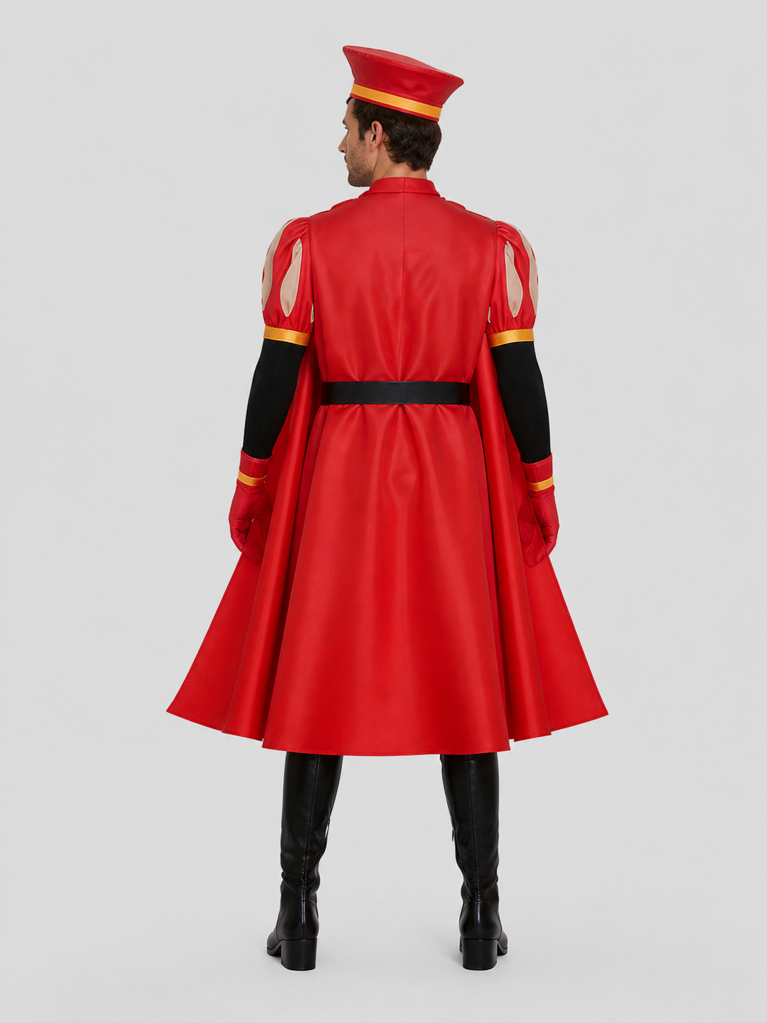 Lord Farquaad Cosplay Costume with Cape and Hat back view
