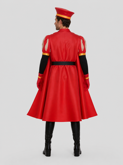 Lord Farquaad Cosplay Costume with Cape and Hat back view