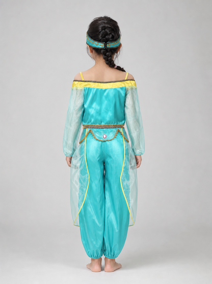 “Aladdin” Cosplay Costume: Top, Pants, and Headpiece
