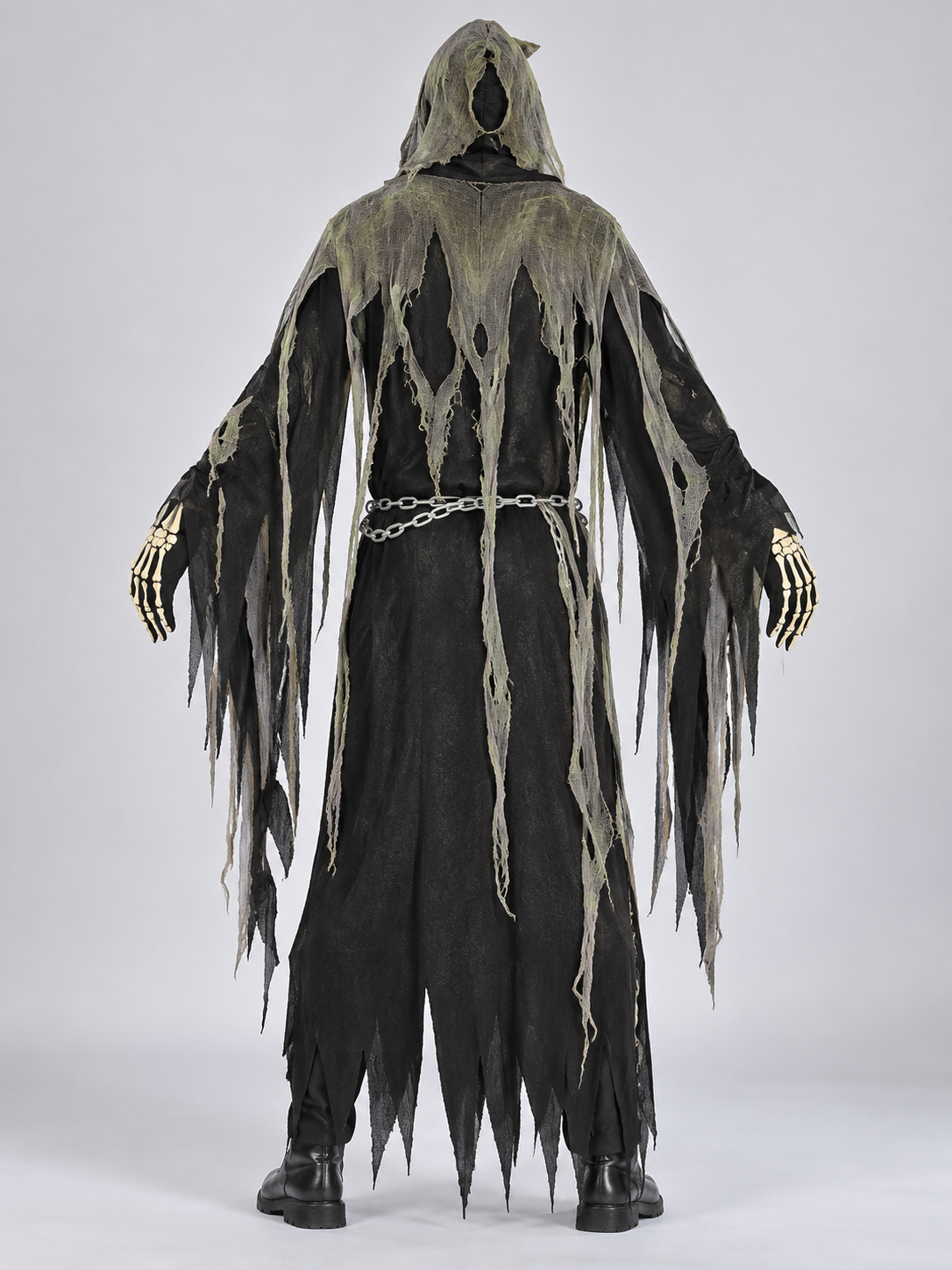 Halloween Carnival Costume, Robe, Skull Mask