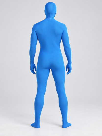 Sky blue cosplay bodysuit, milk silk