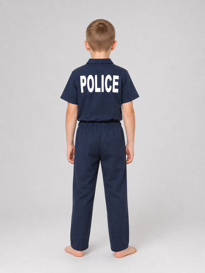 Police Costume for Role Play with Accessories