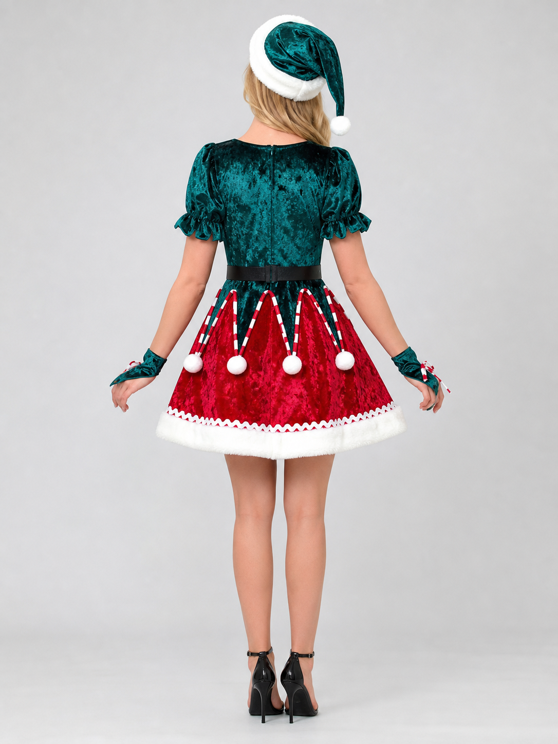 New Year's carnival costume with a full skirt