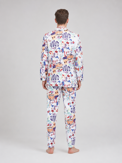 Printed Party Suit, Jacket and Pants