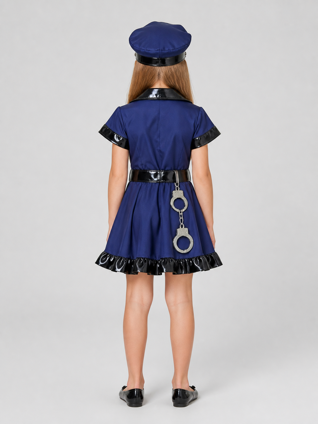 Children’s Police Costume with Accessories back view