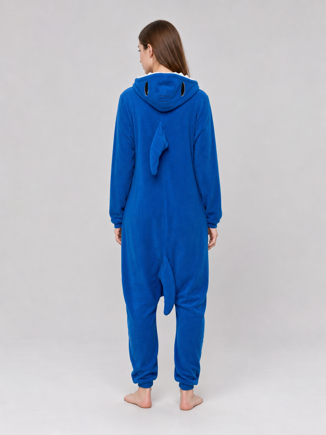 Shark Hooded Kigurumi Pajama Jumpsuit
