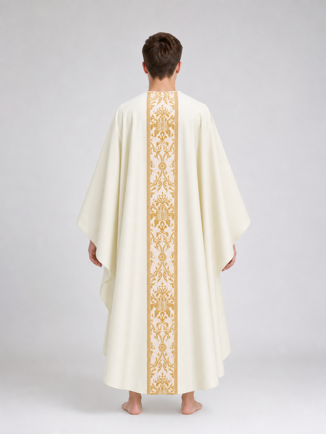 Cosplay Costume: Robe with Gold Pattern