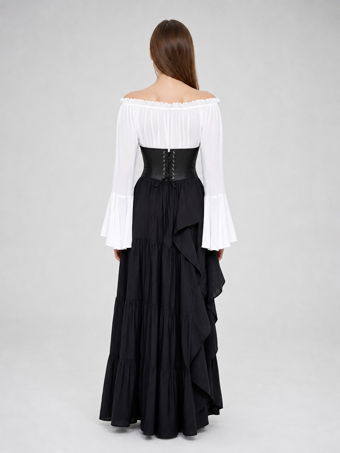 Three-Piece Gothic Costume with Corset