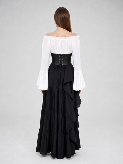 Three-Piece Gothic Costume with Corset