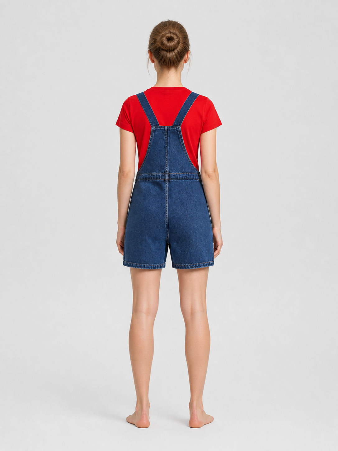 Children’s Mario Costume: Red T-Shirt and Blue Shorts