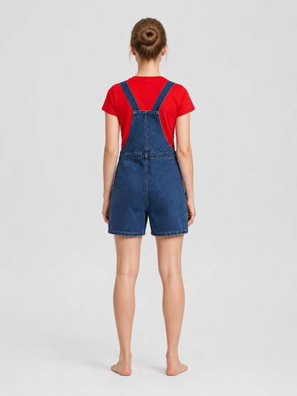 Children’s Mario Costume: Red T-Shirt and Blue Shorts