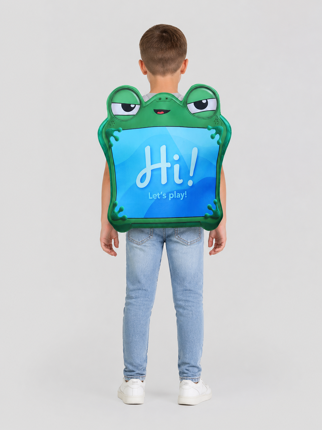 Green and Blue Frog Costume for Cosplay back view