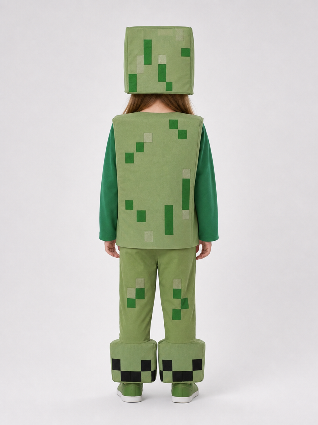 Minecraft Creeper Costume for Kids, Halloween Cosplay