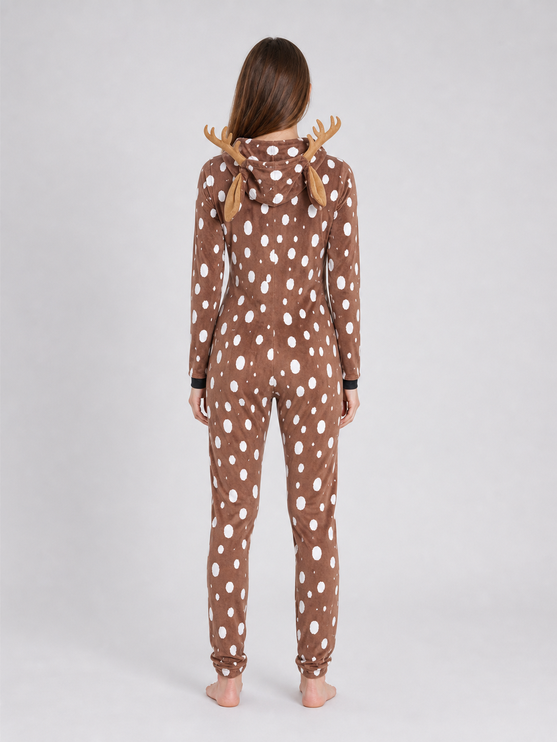Deer Costume with Hood and Antlers