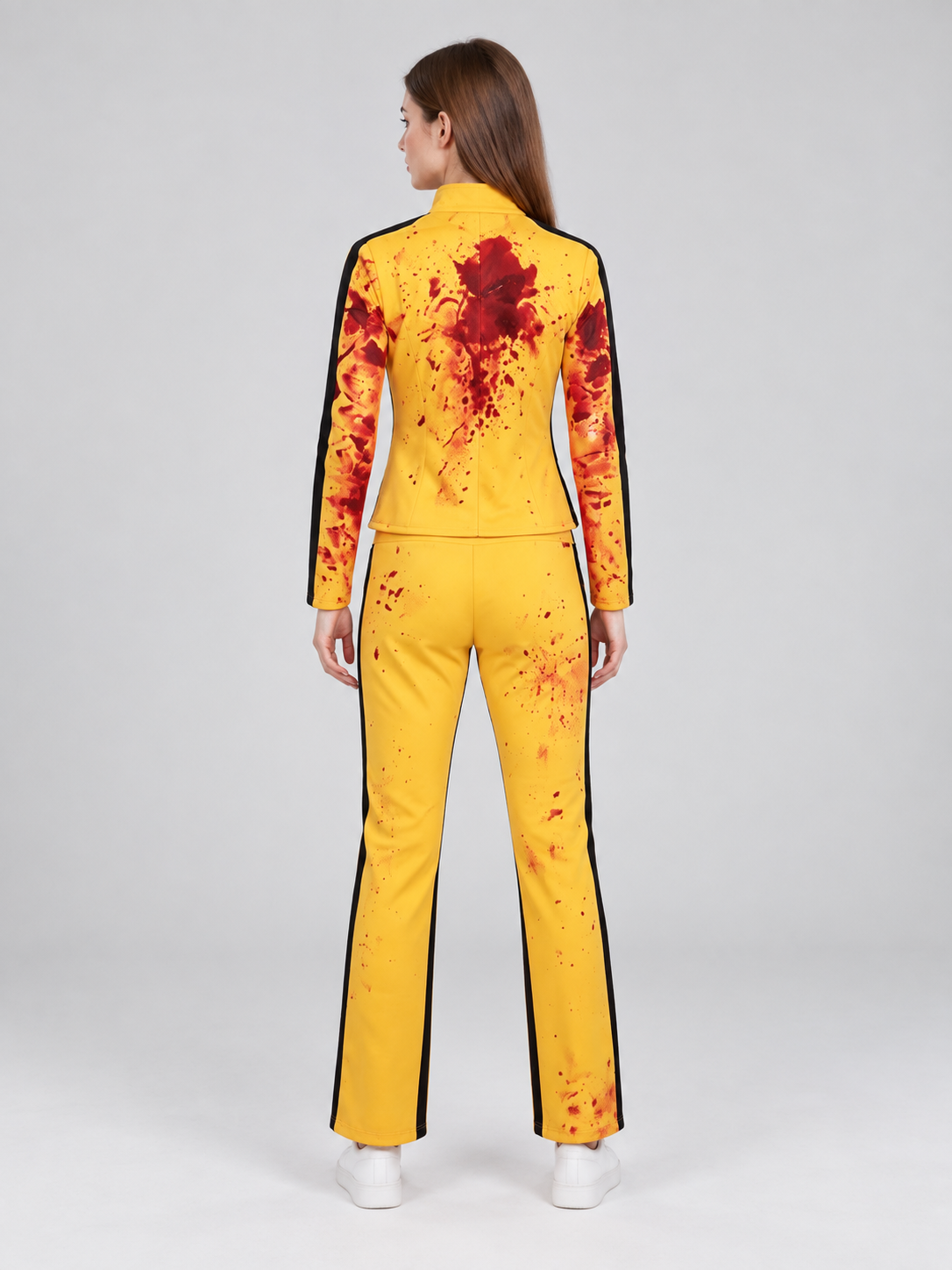 Kill Bill-Style Cosplay Costume back view