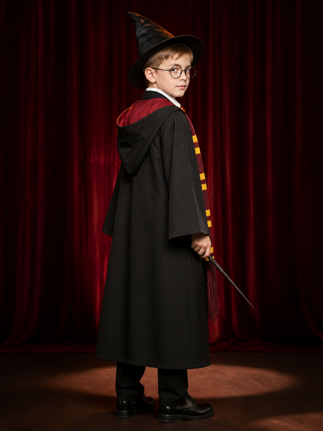 Harry Potter Robe, Wizard Costume for Cosplay back view