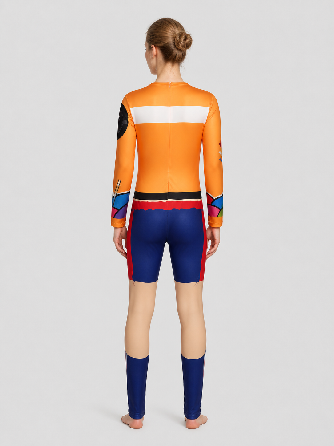 Lumi Cosplay Jumpsuit, K-POP, 3D Digital Print back view
