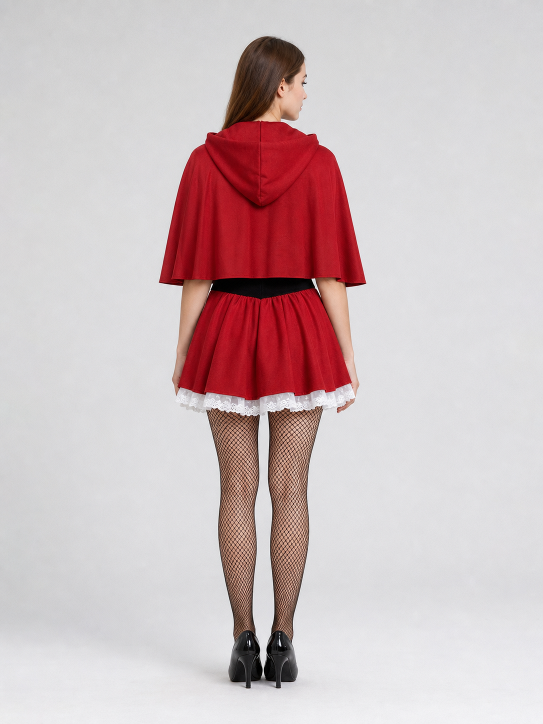 Little Red Riding Hood Costume with Hood for Halloween