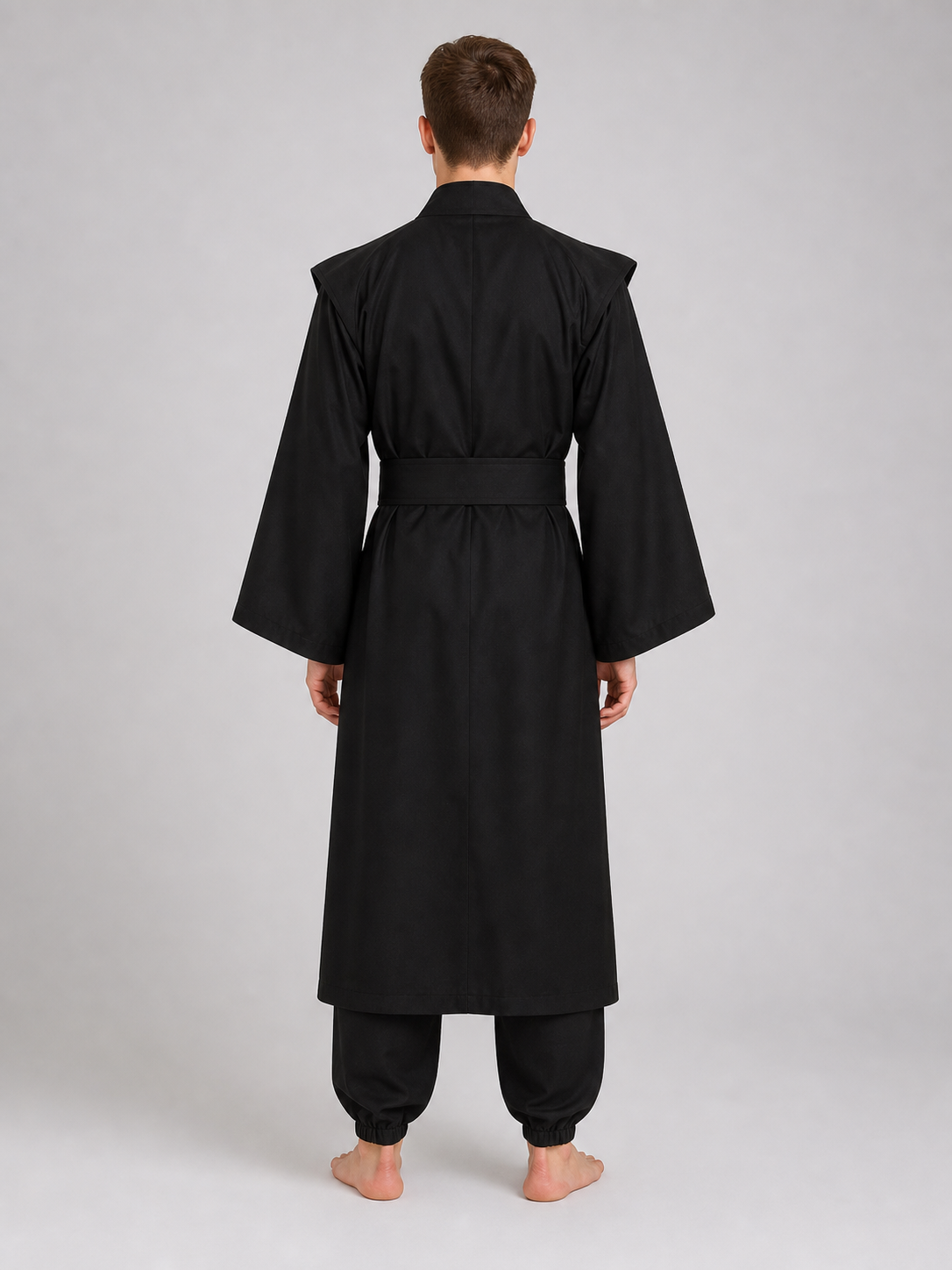 Obi-Wan Kenobi Cosplay Costume, Black Robe