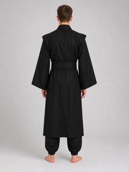 Obi-Wan Kenobi Cosplay Costume, Black Robe