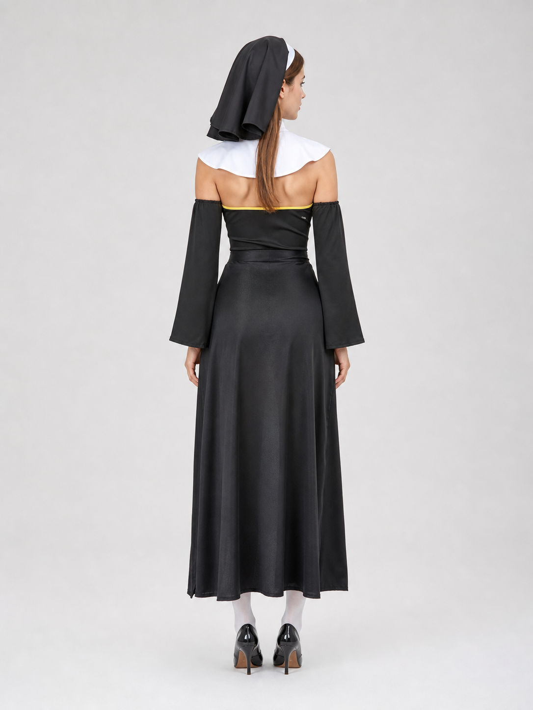 Hooded Cosplay and Halloween Costume back view