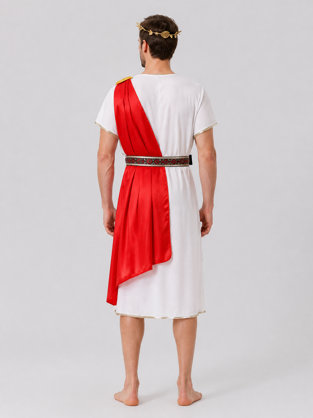 Historical Roman Costume for Halloween Cosplay back view