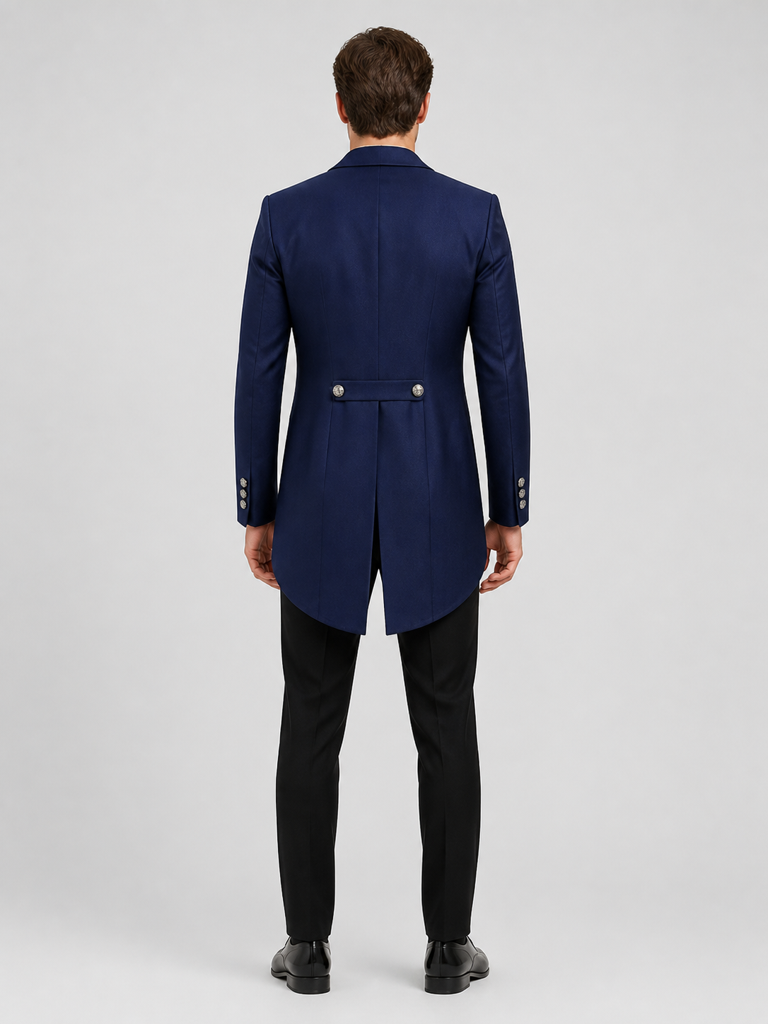 Blue Tailcoat for Halloween Cosplay, Sizes S-XXXL