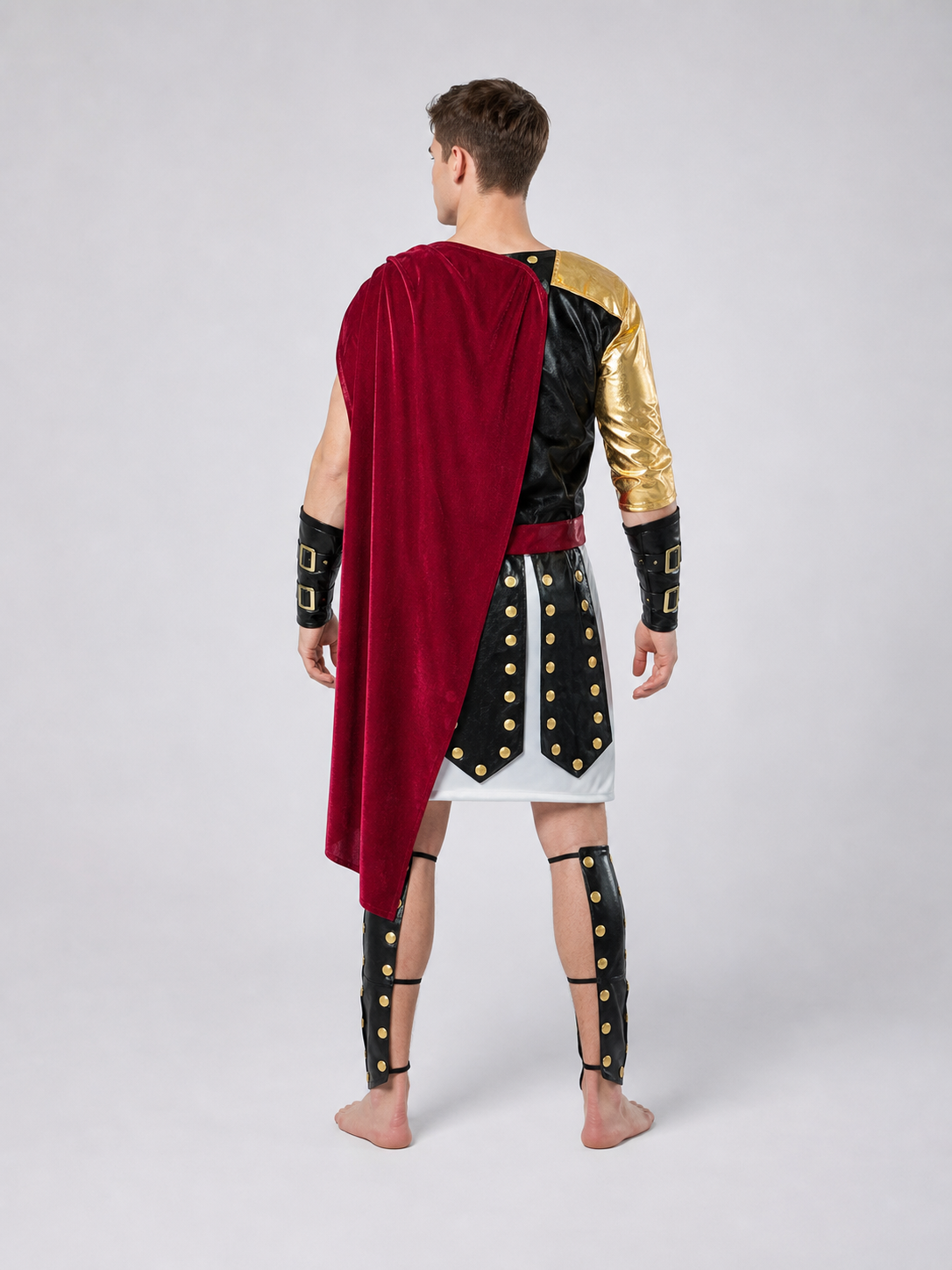 Roman Warrior Costume with Shield and Sword for Cosplay