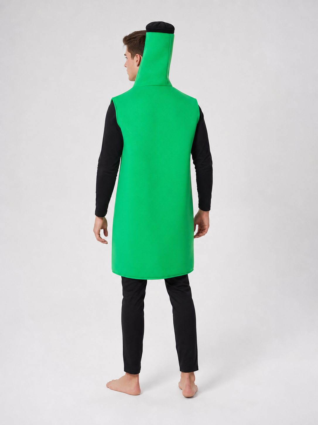Halloween Beer Bottle Costume with Hood