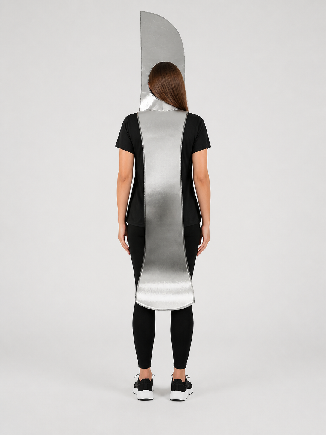 Silver Utensil Costume for Carnival back view