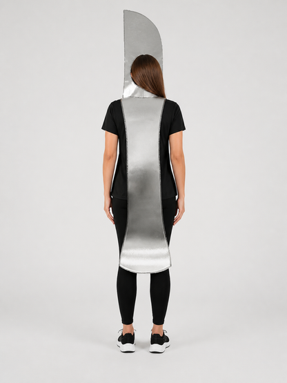 Silver Utensil Costume for Carnival back view