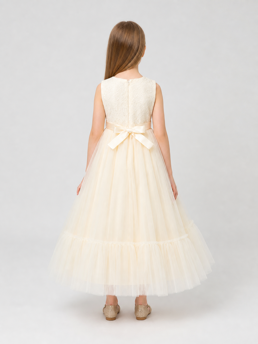 Full Princess Dress with Lace LP-332 for Performances