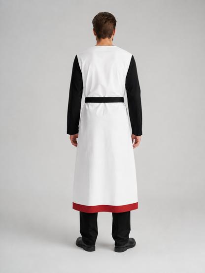 Medieval Carnival Costume with Tunic and Pants back view