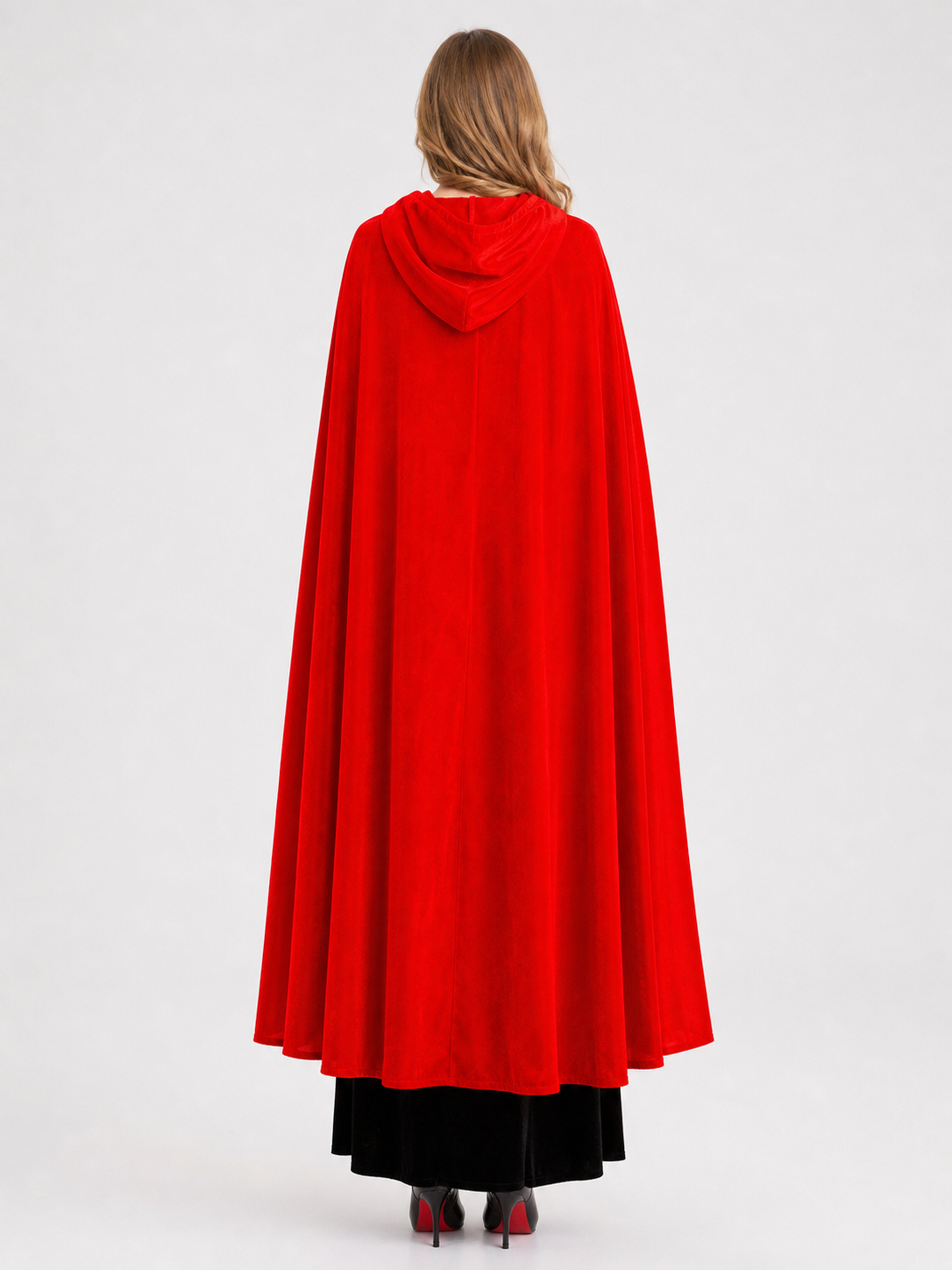 Little Red Riding Hood Costume with Hooded Cape and Dress