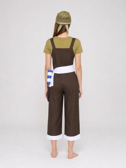 Usopp One Piece Cosplay Costume with Accessories