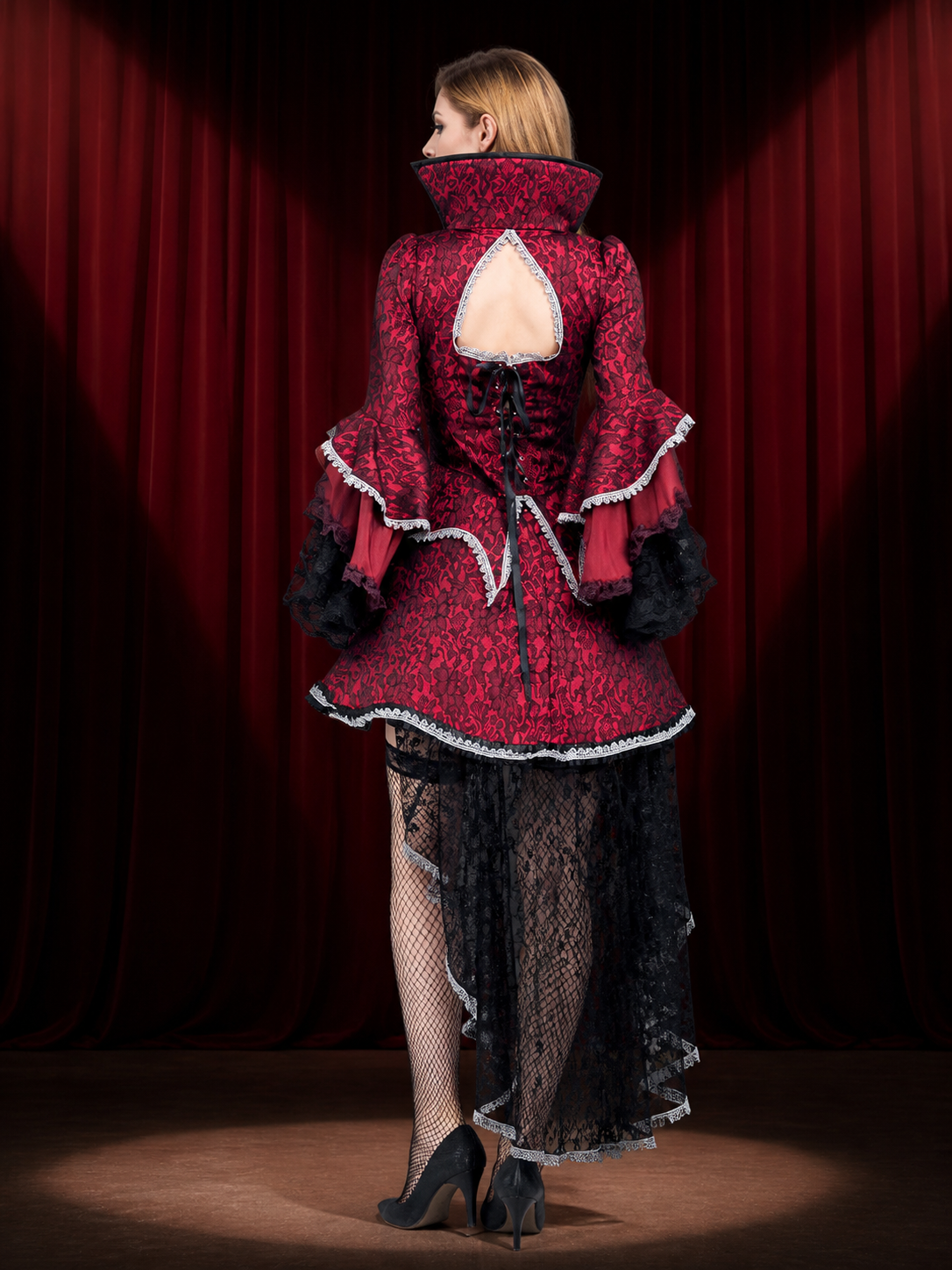 Women's Vampire Countess Costume for Halloween