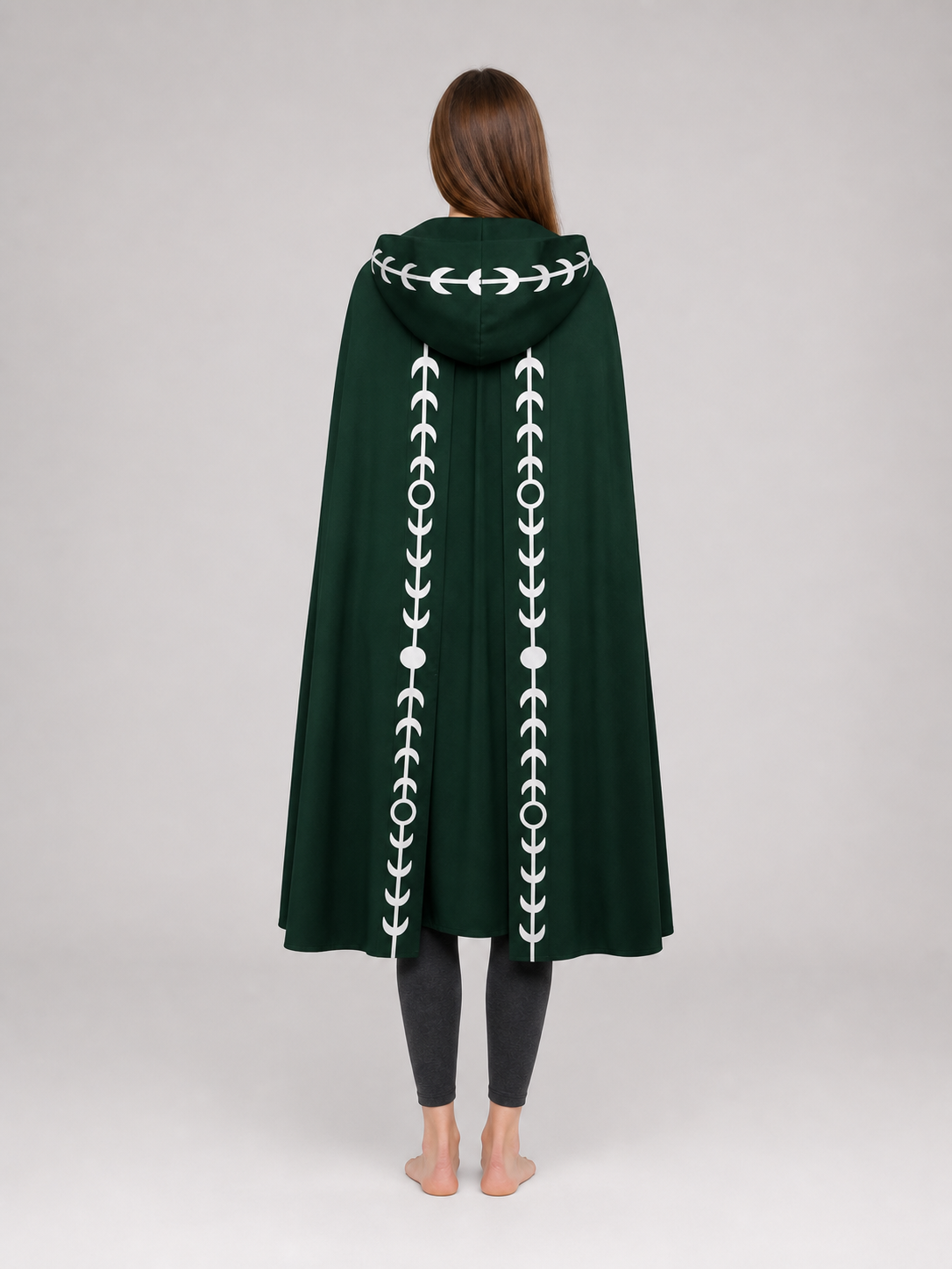 Renaissance-Style Hooded Cloak Cape