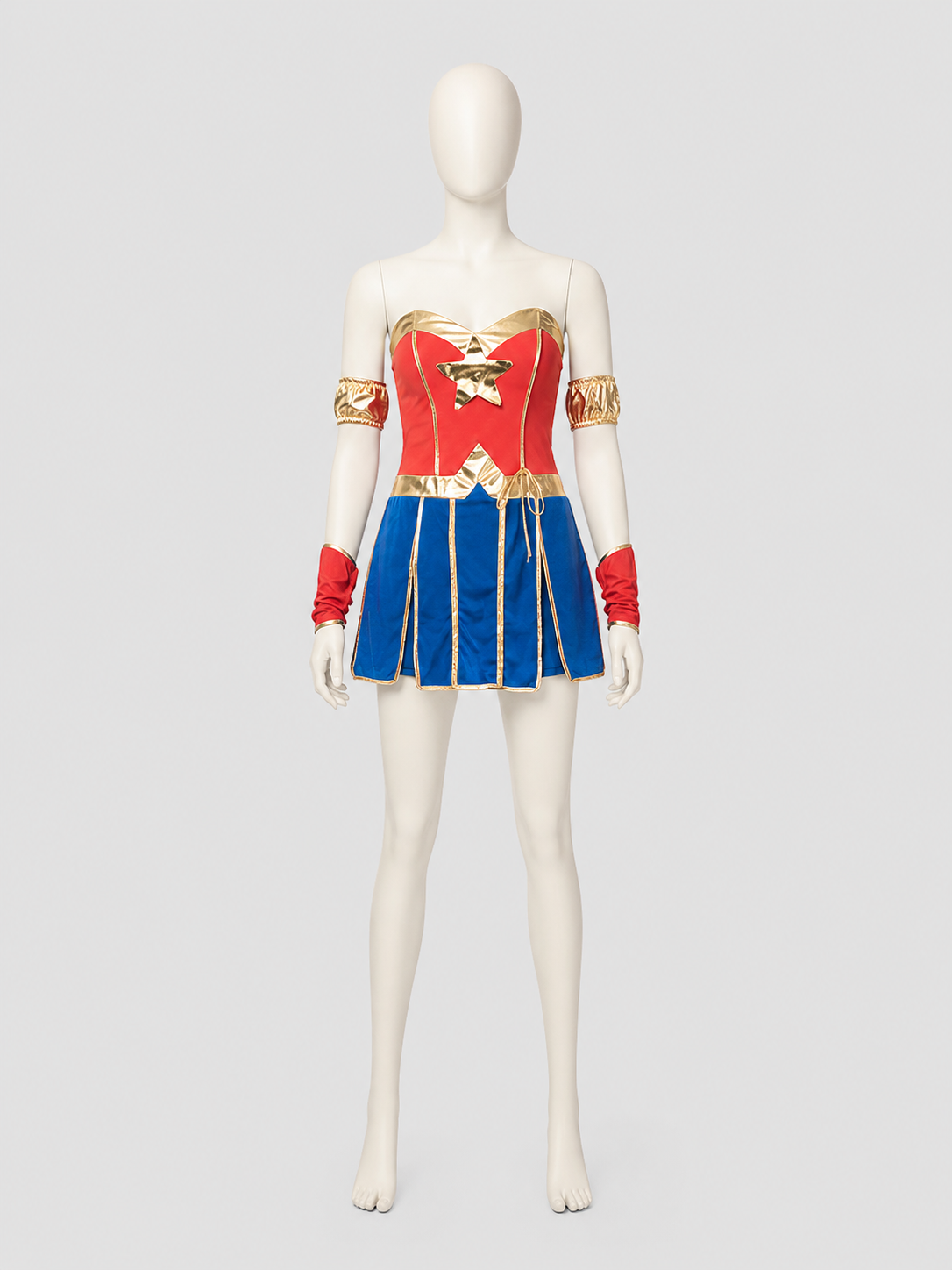 Wonder Woman Halloween Costume, M-XXL back view