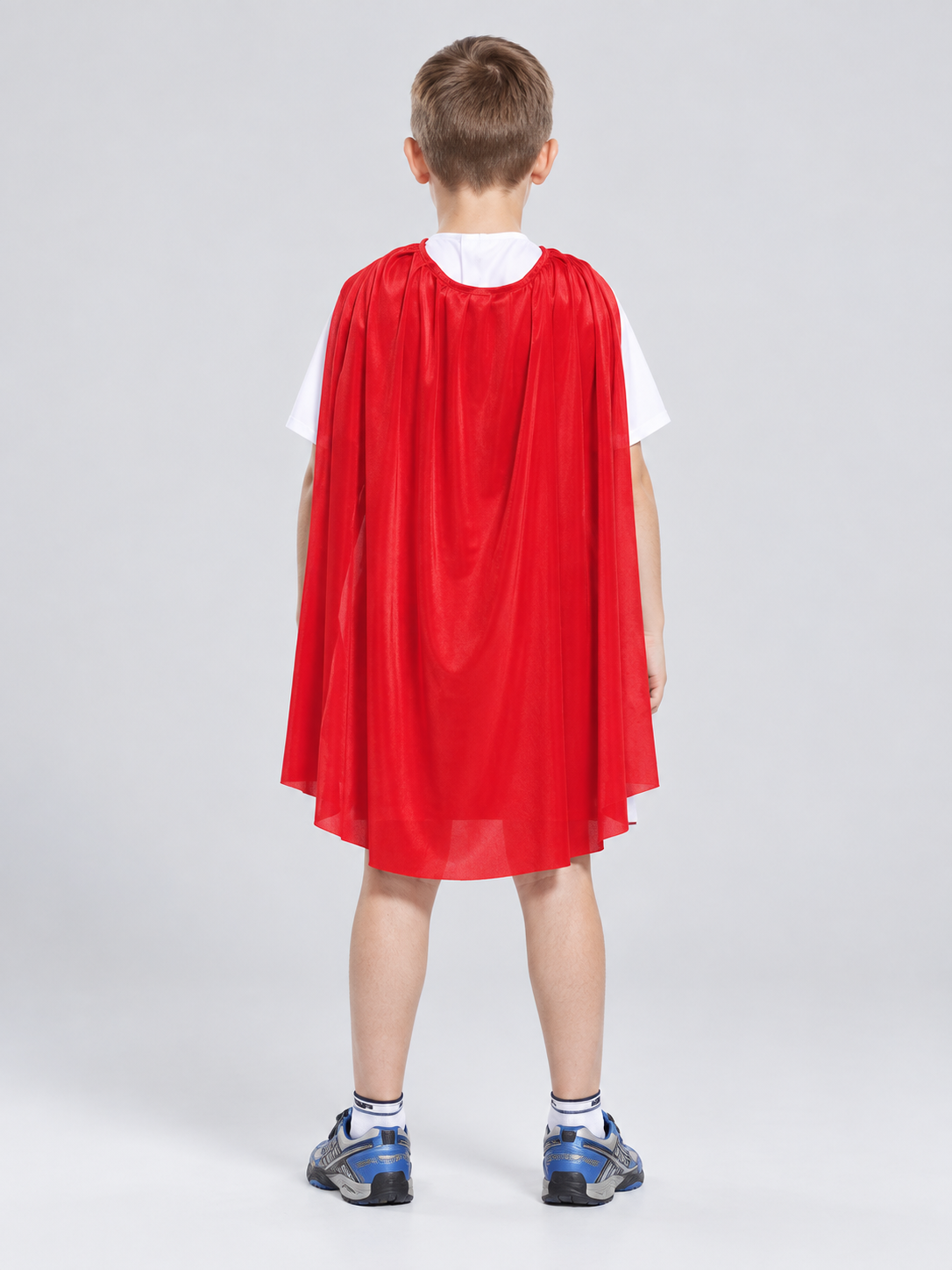 Kids' Warrior Carnival Costume with Red Cape