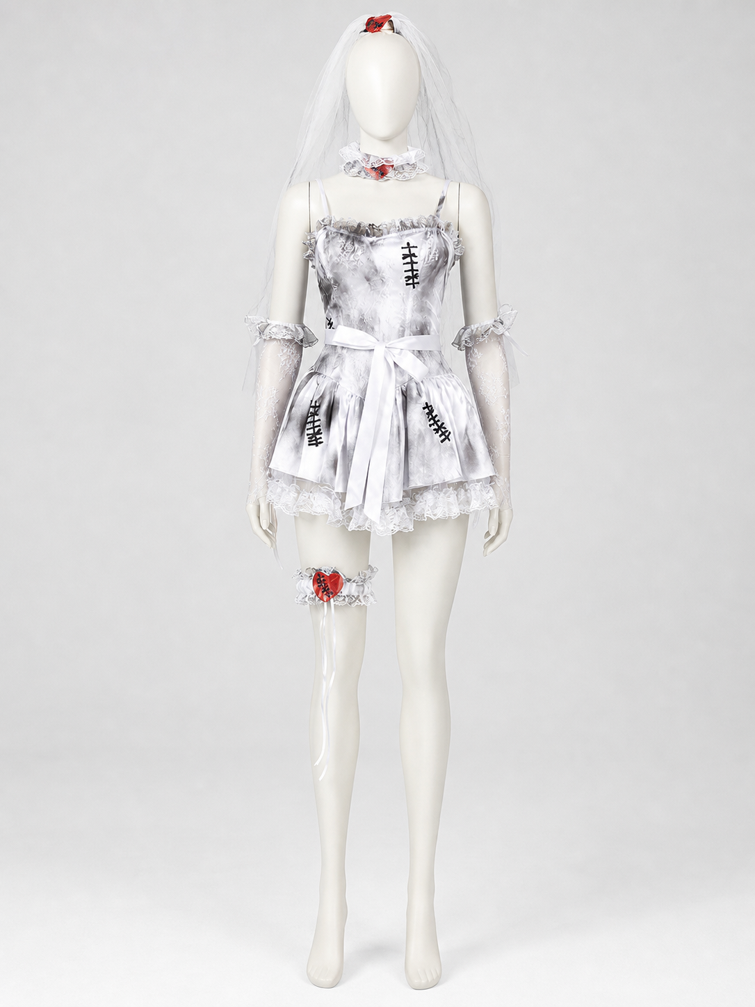 Gothic Lace Halloween Costume Dress